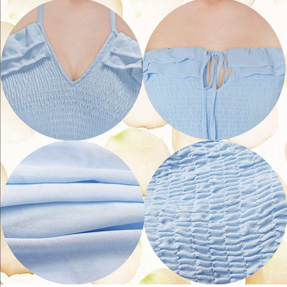 Blue Maternity/Summer Dress - Picture 6 of 10